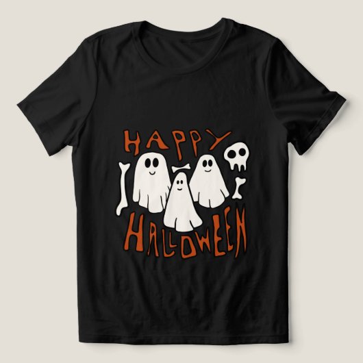 Happy Halloween Tri-Blend Shirt (Design Vorderseite)