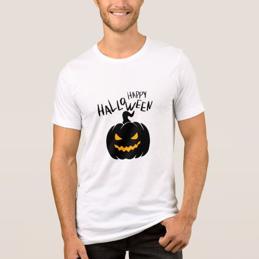 Happy Halloween Tri-Blend Shirt (Vorderseite)