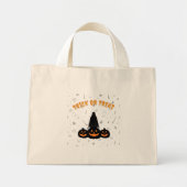 Happy Halloween Trick-oder-Leckerei Tote Bag Mini Stoffbeutel (Vorne)