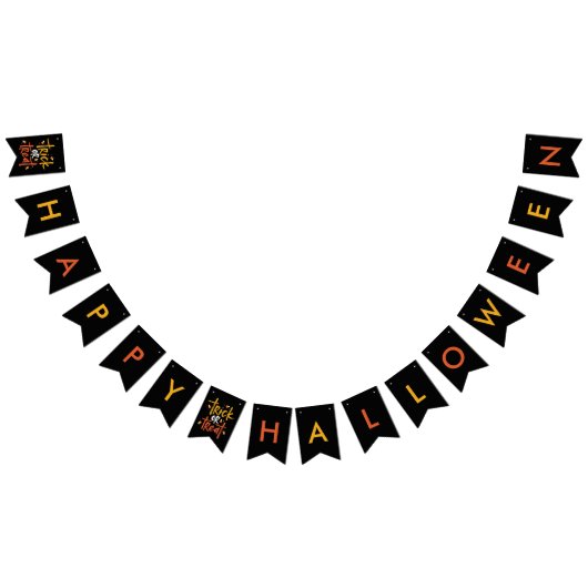 Happy Halloween Trick oder Treat Candy Corn Party Wimpelkette (Alle)