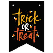 Happy Halloween Trick oder Treat Candy Corn Party Wimpelkette (Erste Fahne)