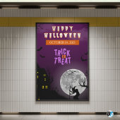 Happy Halloween - Trick oder Treat Dark Night Poster