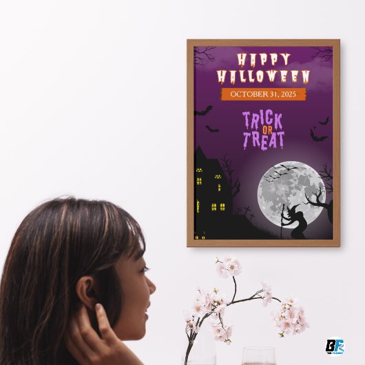 Happy Halloween - Trick oder Treat Dark Night Poster