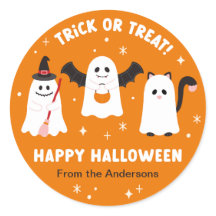 Happy Halloween Trick oder Treat Ghosts