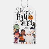 Happy Halloween Trick oder Treat Kids Ghost Geburt Geschenkanhänger (Rückseite)