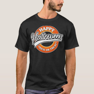 Happy Halloween Trick oder Treat Logo T-Shirt