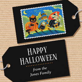 Happy Halloween Trick oder Treat Niedlich Cat Hexe Geschenkanhänger