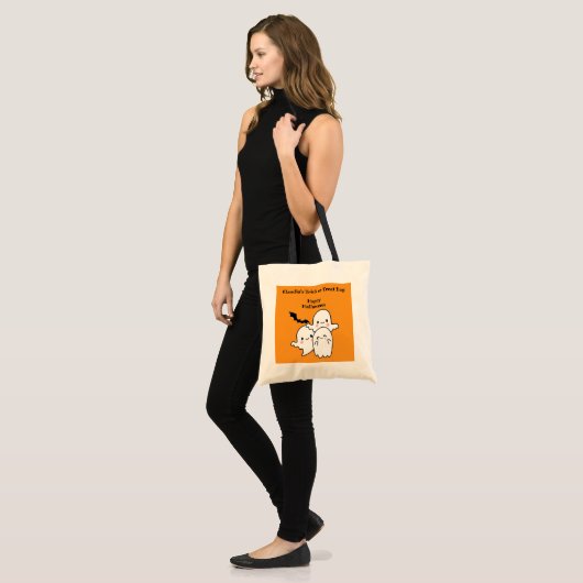 Happy Halloween TRICK oder TREAT Personalize Tragetasche (Vorderseite (Model))