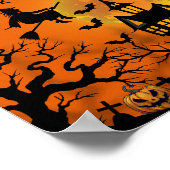 Happy Halloween Trick oder Treat Poster (Ecke)