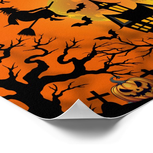 Happy Halloween Trick oder Treat Poster (Ecke)