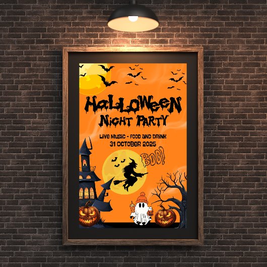 Happy Halloween Trick oder Treat Poster