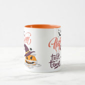 Happy Halloween Trick oder Treat Pumpkin Coffee Ta Tasse (Zentrum)