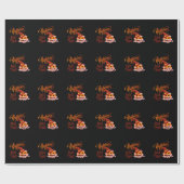 Happy Halloween Trick oder Treat Pumpkin Geschenkpapier (Flach)