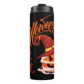 Happy Halloween Trick oder Treat Pumpkin Thermosbecher (Vorderseite)