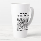 Happy Halloween Trick oder Treat Spooky Illustrati Milchtasse (Rechte Ecke)