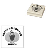 Happy Halloween Trick oder Treat Spooky Pumpkin Fa Gummistempel (Stempel)