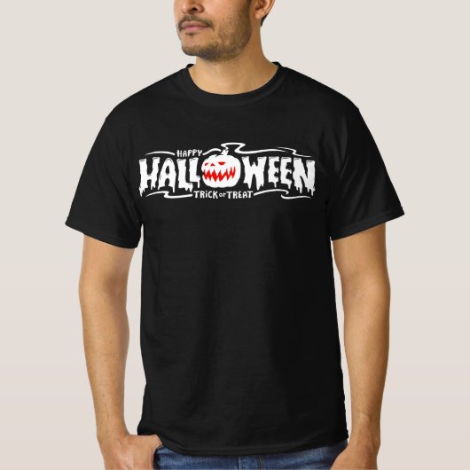 Happy Halloween Trick oder Treat T - Shirt (Vorderseite)