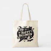 Happy Halloween Trick oder Treat Tote Bag Tragetasche (Rückseite)