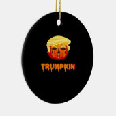 Happy Halloween - Trumpkin Classic Keramik Ornament (Rechts)