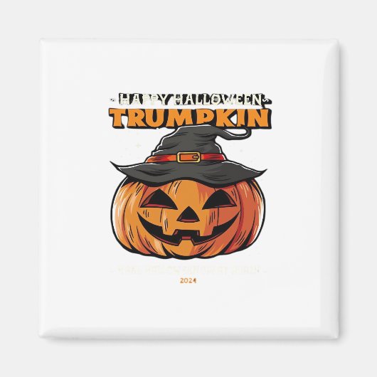 Happy Halloween Trumpkin Classic Magnet (Vorne)
