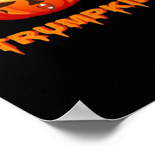 Happy Halloween - Trumpkin Classic Poster (Ecke)