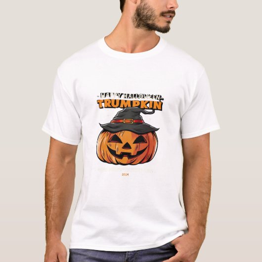 Happy Halloween Trumpkin Classic T-Shirt (Vorderseite)