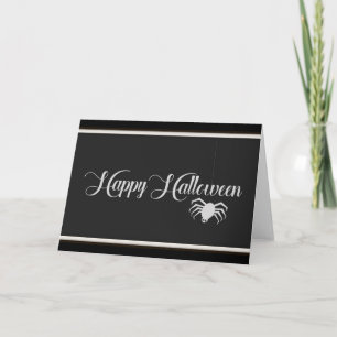 Happy Halloween Typografie Karte