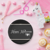 Happy Halloween Typografie Pappteller (Party)