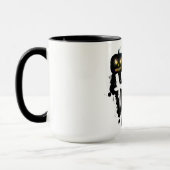 Happy Halloween Typografie Tasse (Links)