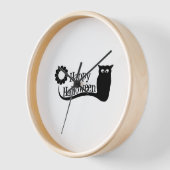 Happy Halloween Uhr (Winkel)