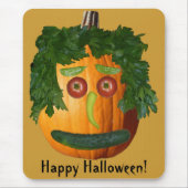 Happy Halloween - Uncut Pumpkin Face Mousepad (Vorne)