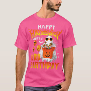 Happy Halloween und ja sein 13. Geburtstagskorb T-Shirt