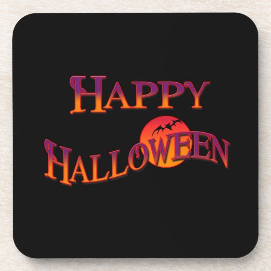 Happy Halloween Untersetzer (Vorderseite)