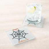 Happy Halloween Untersetzer (Schrägansicht)