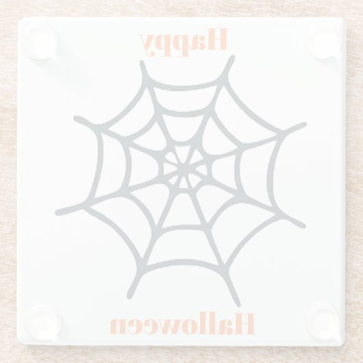 Happy Halloween Untersetzer (Rückseite)