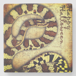 Happy Halloween-Untersetzer Steinuntersetzer