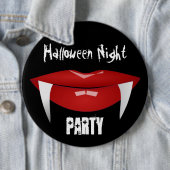 Happy Halloween Vamp Round Button (Beispiel)