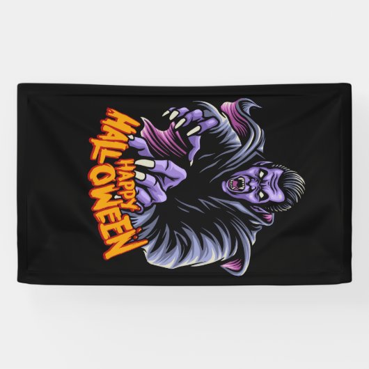 HAPPY Halloween Vampire Banner (Horizontal)