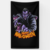 HAPPY Halloween Vampire Banner (Vertikal)
