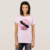 Happy Halloween Vampire Bat T-Shirt (Vorne ganz)