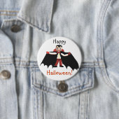 Happy Halloween Vampire Button (Beispiel)
