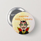 Happy Halloween / Vampire Button (Vorne & Hinten)