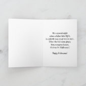 Happy Halloween Vampire Karte (Innenseite)