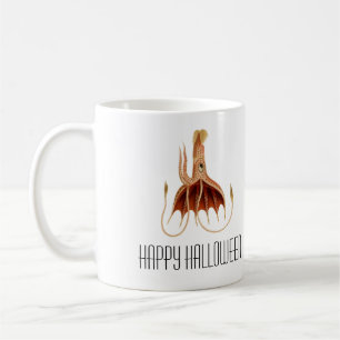 Happy Halloween Vampire Tintenfisch Kaffeetasse