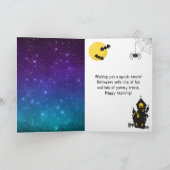 Happy Halloween Vampires Lila Karte (Innenseite)