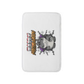 Happy Halloween verkleideter Hippopotamus Badematte (Vorderseite Vertikal)