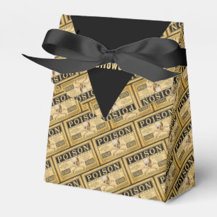 Happy Halloween Vintage "POISON" Gefallen Box Geschenkschachtel