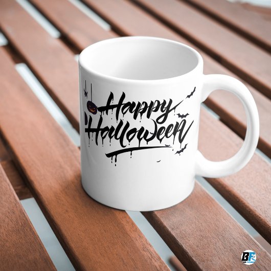 Happy Halloween Vintage, spöttische Textgestaltung Tasse