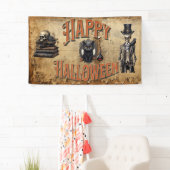 Happy Halloween | VINTAGES HALLOWEEN-PARTY Banner (Insitu)