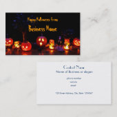 Happy halloween visitenkarte (Vorne/Hinten)
